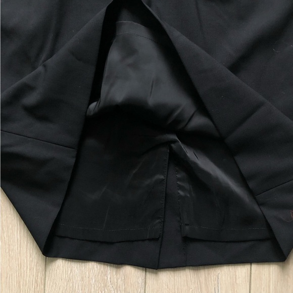 J. Crew Cap Sleeve V Neck Dress in Black Size 4P - Picture 8 of 12